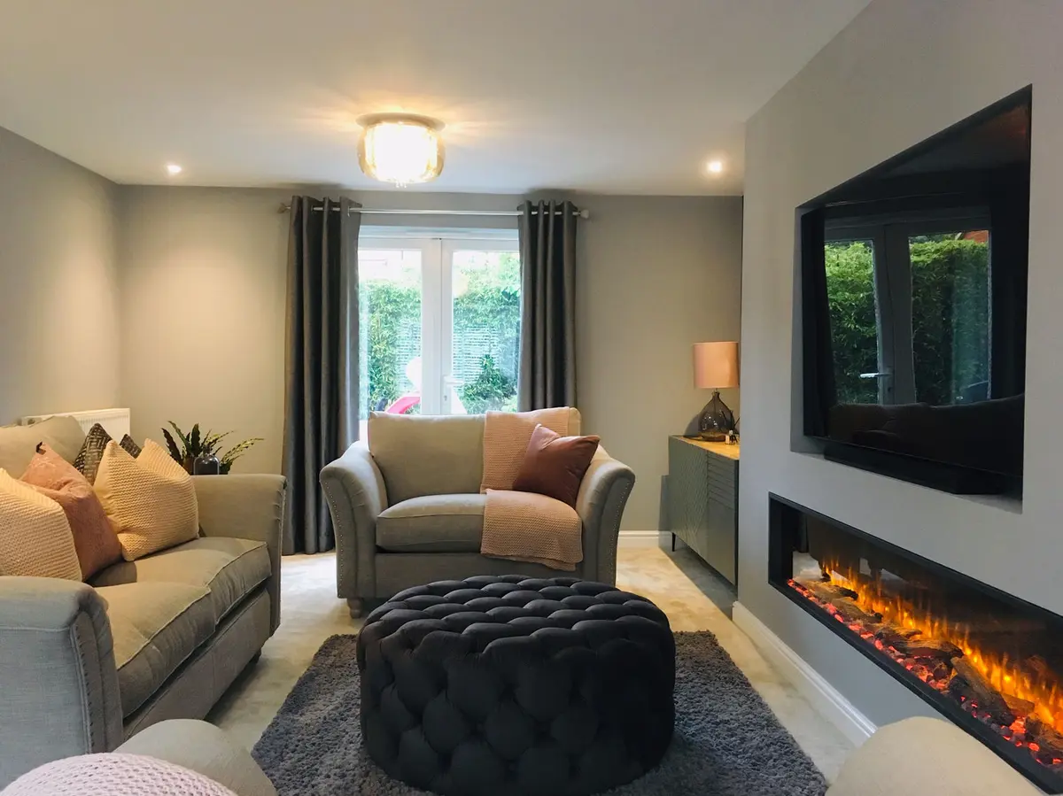 Detail of restored period features with modern styling